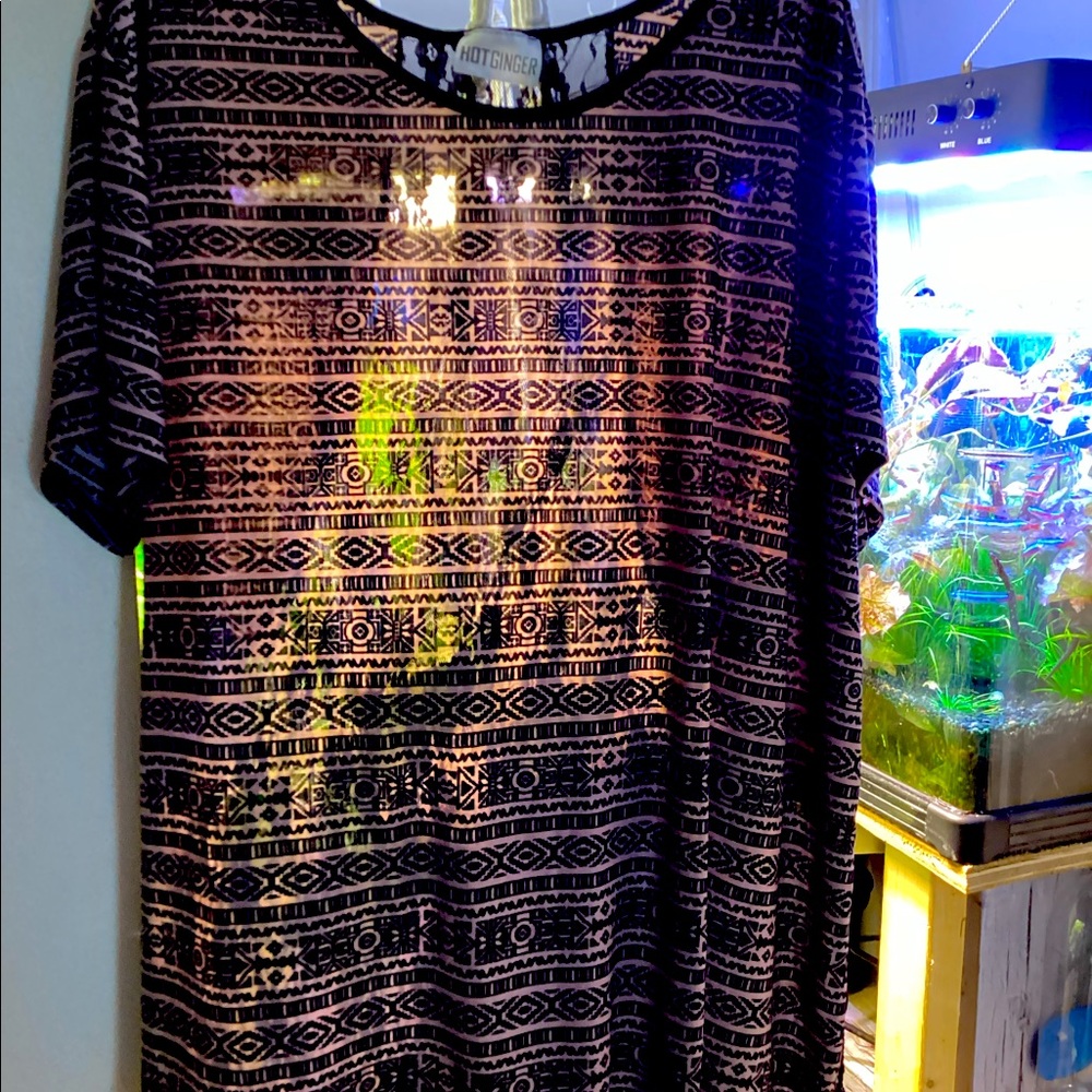 Black lace top